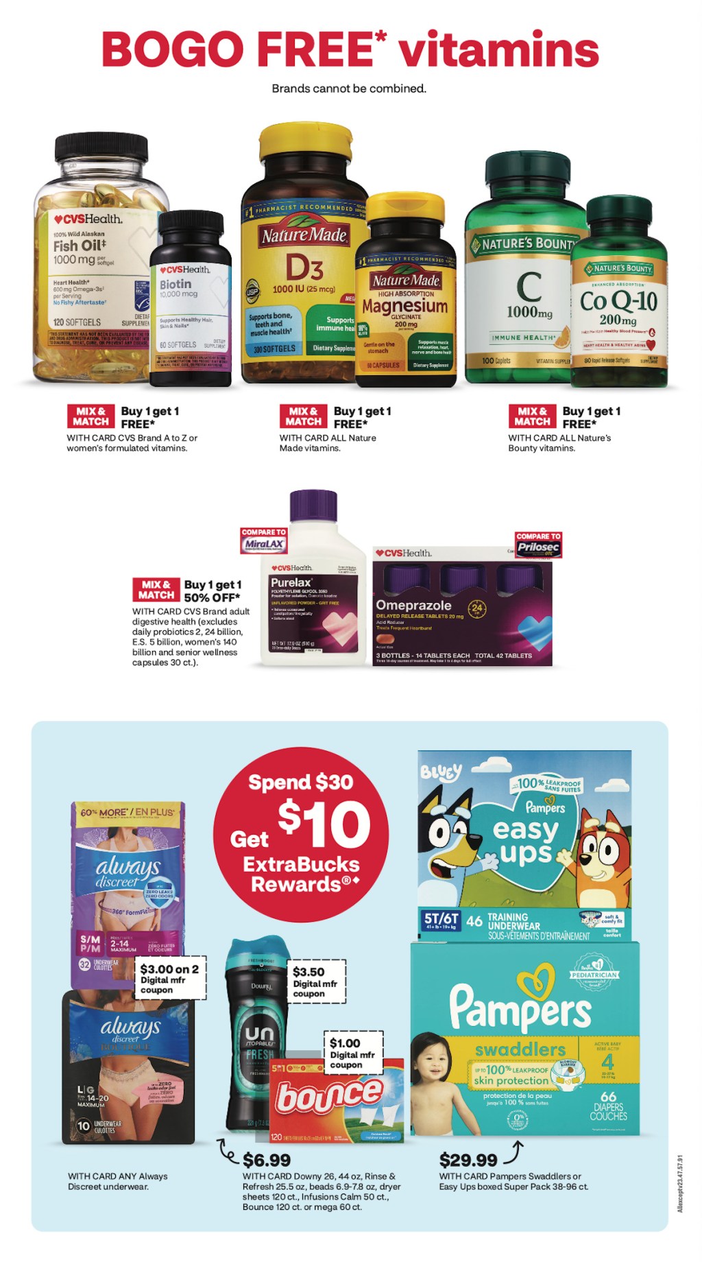 page from CVS ad