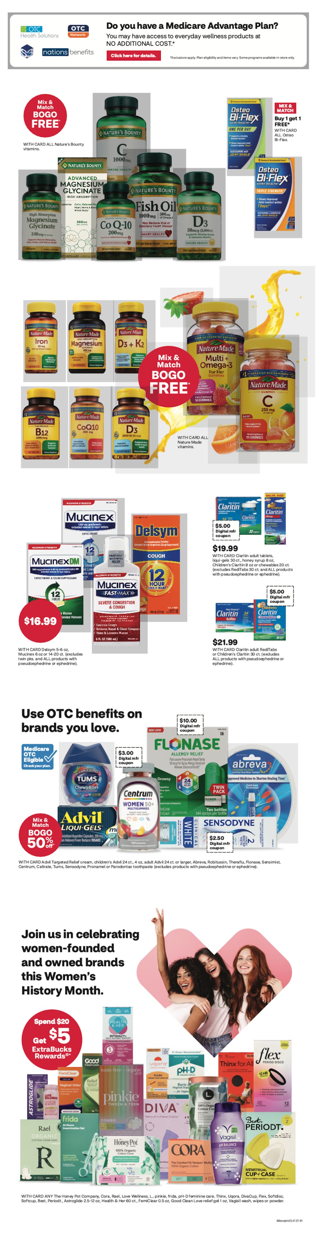 page from CVS ad