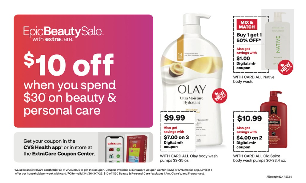 page from CVS ad