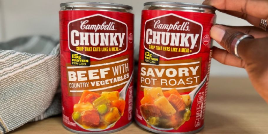 Campbell’s Chunky Soup 3/$4.60 Shipped on Amazon ($1.53 Each)