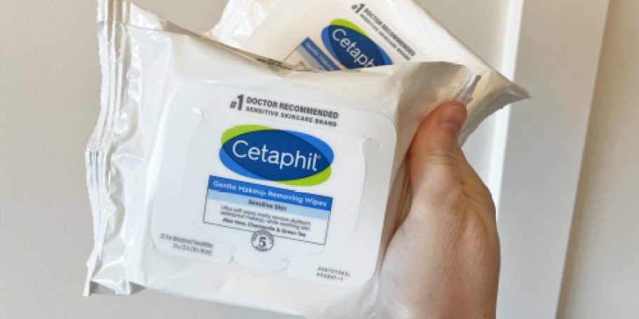 Cetaphil Makeup Remover Wipes Only $2 Shipped on Amazon (Reg. $8)