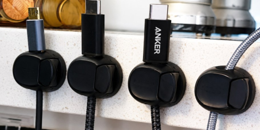 Charging Cable Organizer Clips 8-Pack Just $3.98 on Amazon