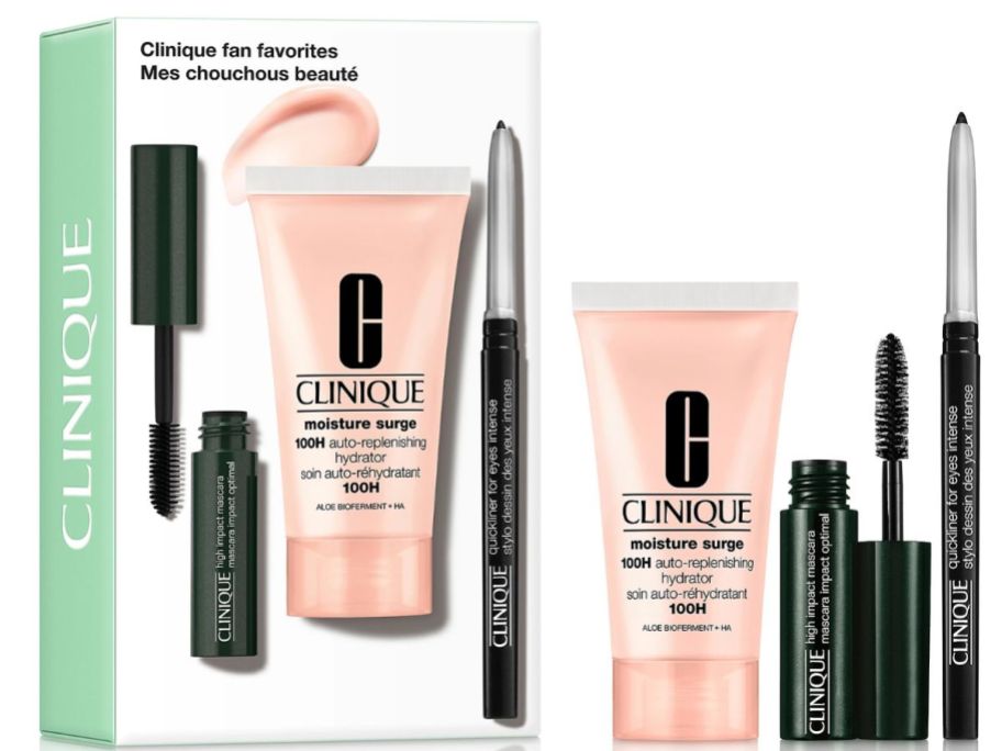 stock image of clinique set