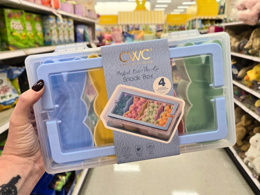Cook With Color Easter Bunnies Snackle Box in store
