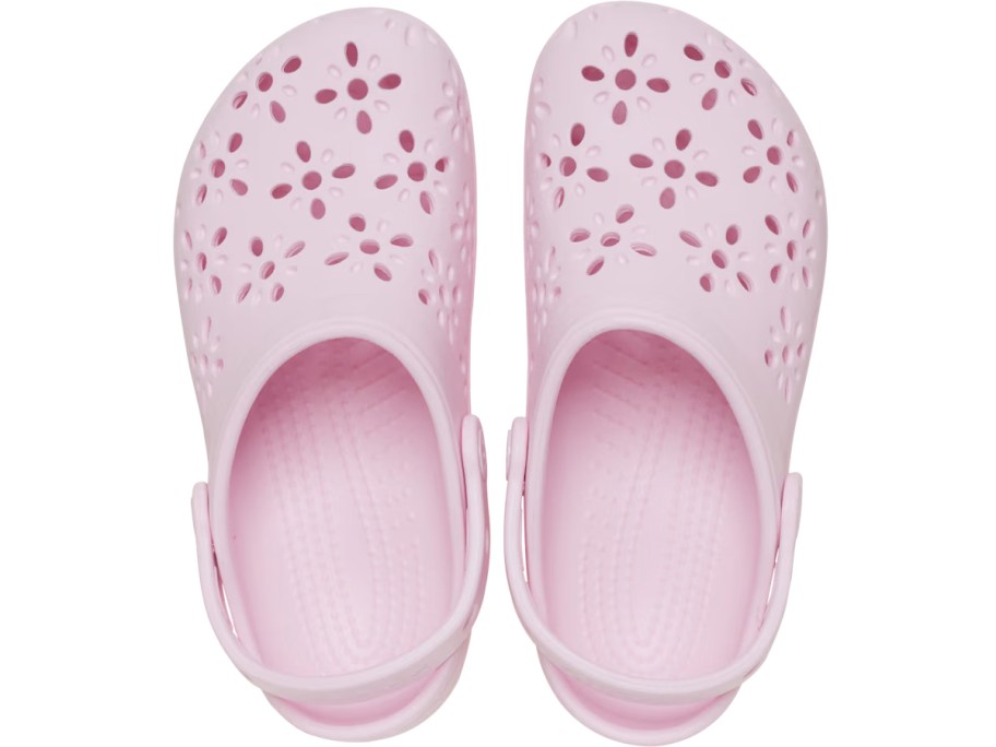 Crocs Kids Classic Floral Cut-Out Clogs