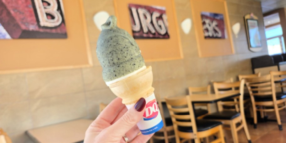 New Dairy Queen Mint Crunchin’ Cookie Dipped Cone Now Available