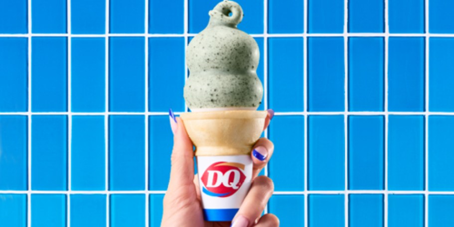New Dairy Queen Mint Crunchin’ Cookie Dipped Cone Drops 2/23