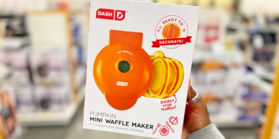 GO!Dash Pumpkin Mini Waffle Maker Only $5 Shipped (Today Only!)