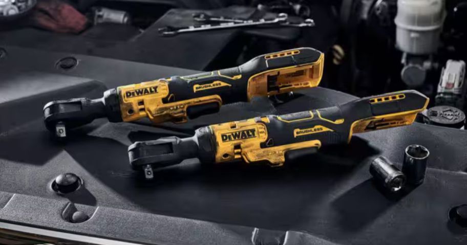 two DeWalt Atomic 20V MAX Cordless 12 Ratchets