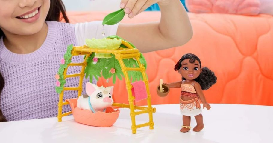 Moana 2 Bathtime Playset with Pua and Simea