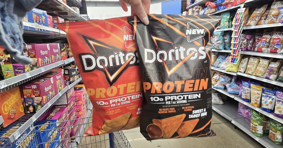 New Doritos Protein Chips Spotted at Walmart (10g Protein Per Serving!)