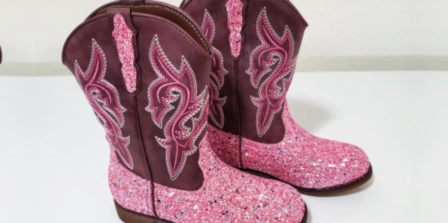 Girls Sparkly Cowboy Boots Just $26.99 on Amazon (Reg. $50)