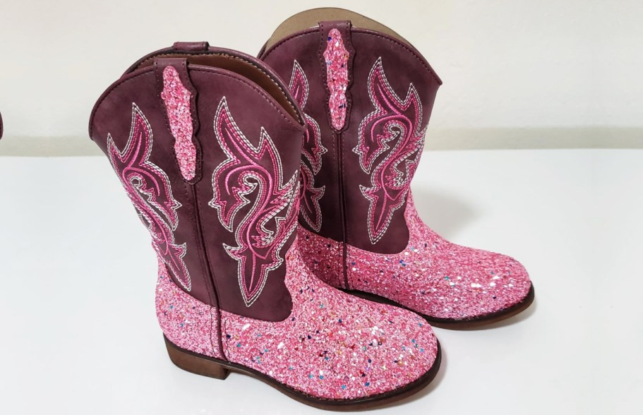 Girls Sparkly Cowboy Boots Just $26.99 on Amazon (Reg. $50)