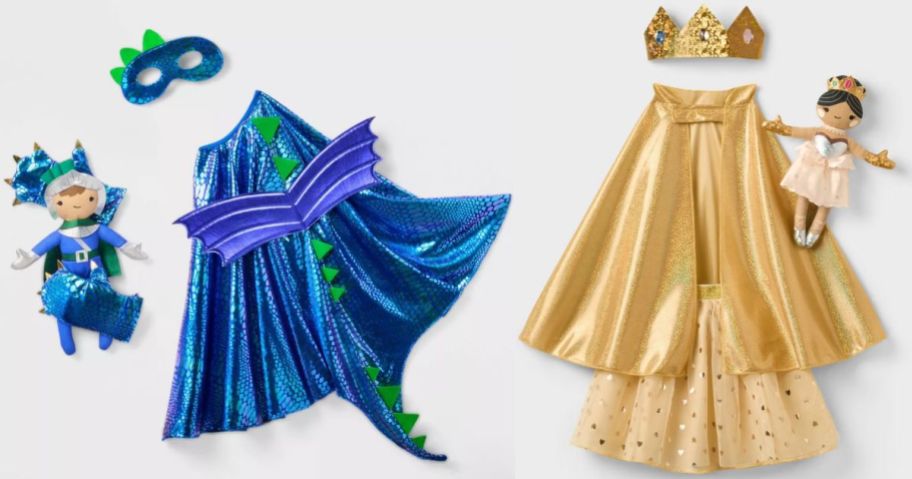 two stock image of dress-up sets