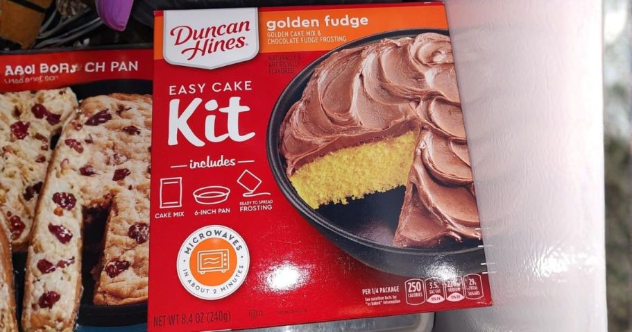 Duncan Hines Easy Cake Kit w/ Baking Pan Only $2 Shipped on Amazon