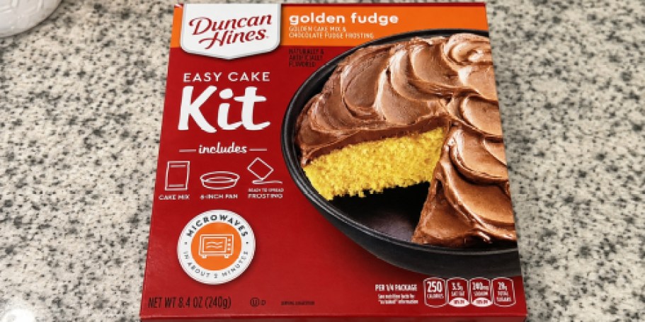 Duncan Hines Easy Cake Kit w/ Baking Pan Only $2 Shipped on Amazon
