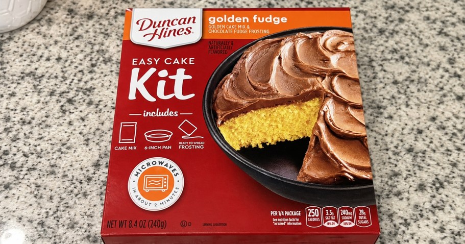 Duncan Hines Easy Cake Kit w/ Baking Pan Only $2 Shipped on Amazon