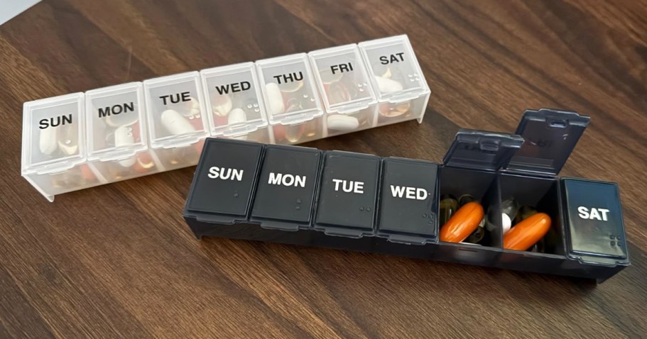 Daily Pill Organizer 2-Pack Only $3.90 on Amazon