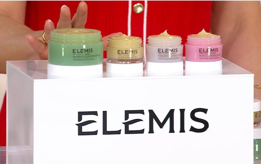 4 jars of Elemis Cleansing balm