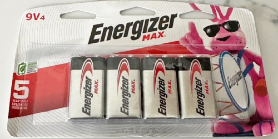 Energizer MAX 9V Batteries 4-Pack Just $6.73 Shipped on Amazon (Great for Smoke Detectors)