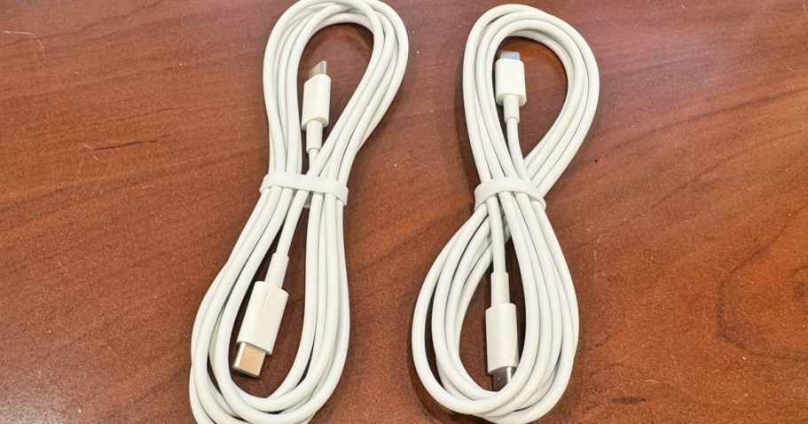 USB-C Charging Cables 2-Pack Only $3 on Amazon