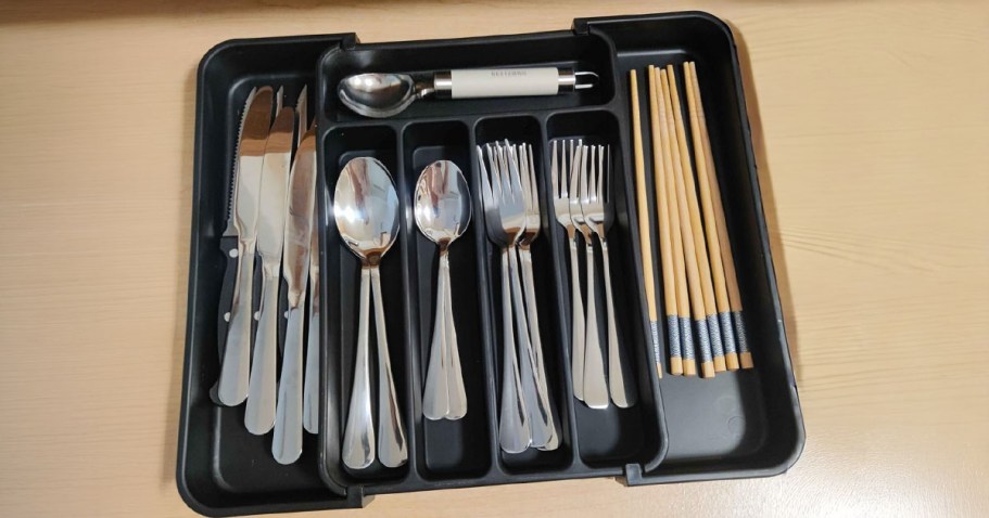 Expandable Silverware Drawer Organizer Just $3.99 on Amazon (Reg. $13)