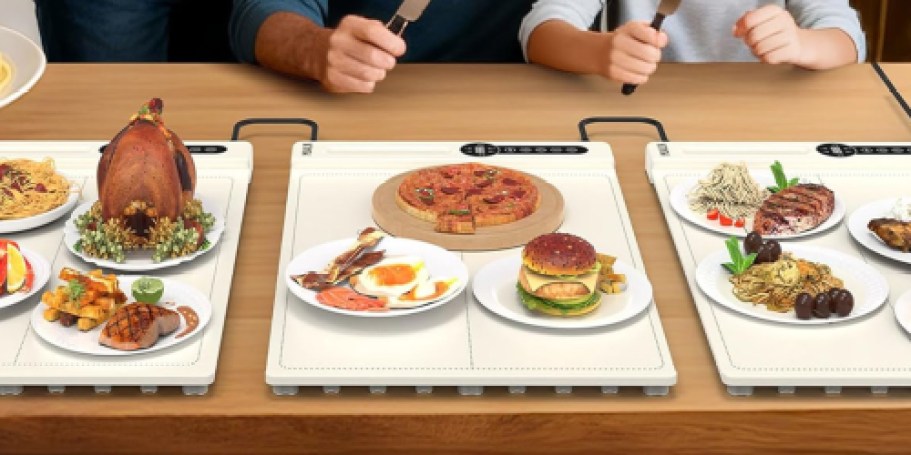 Food Warming Mat Only $13.49 on Amazon (Perfect for Family Dinners!)