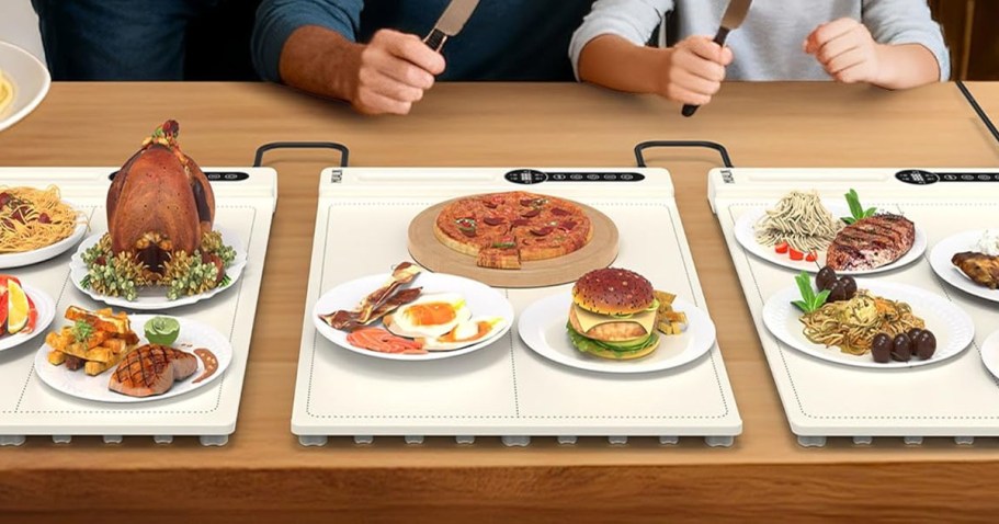 Food Warming Mat Only $13.49 on Amazon (Perfect for Family Dinners!)