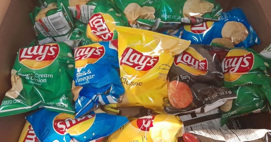 Bags of Frito Lay Chips