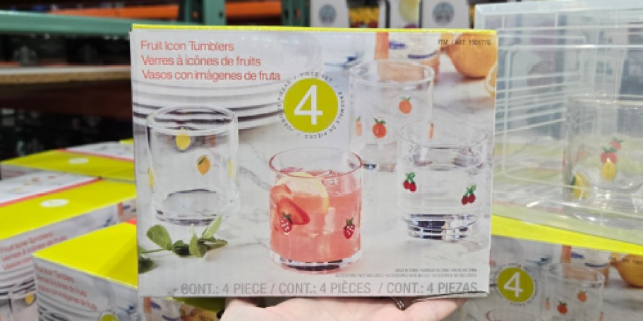Icon Glasses 4-Pack Only $24.99 at Costco | Just $6.25 Per Glass!