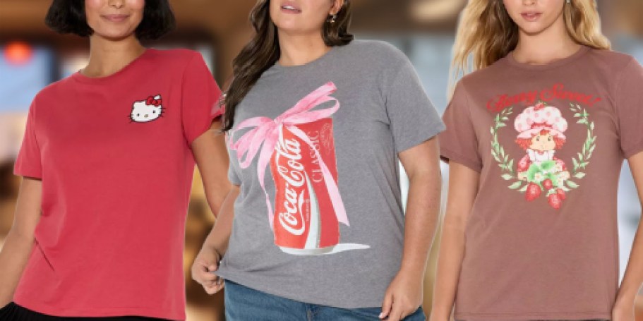 Target Women’s Graphic Tees from $6 (Reg. $12)