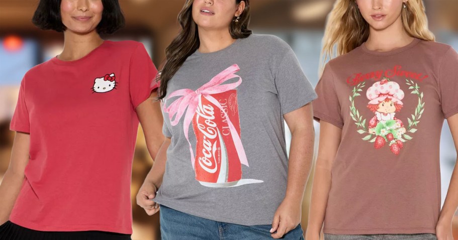 Target Women’s Graphic Tees from $6 (Reg. $12)