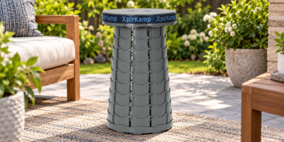 Collapsible Stool Just $19.99 Shipped on Amazon (Reg. $40) | Holds Up to 400 Pounds