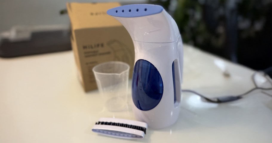 Handheld Clothes Steamer Just $12.99 on Amazon (Reg. $40)