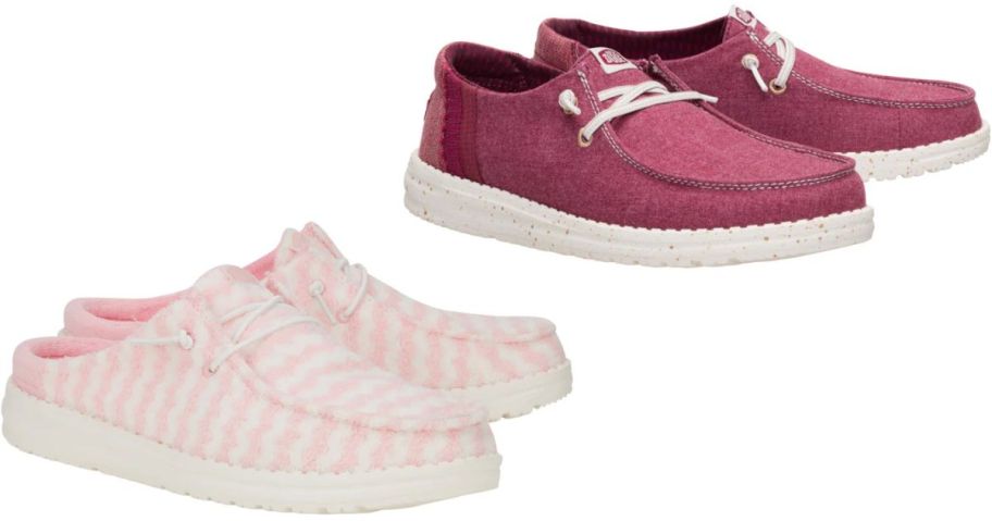 two HEYDUDE Women's shoes