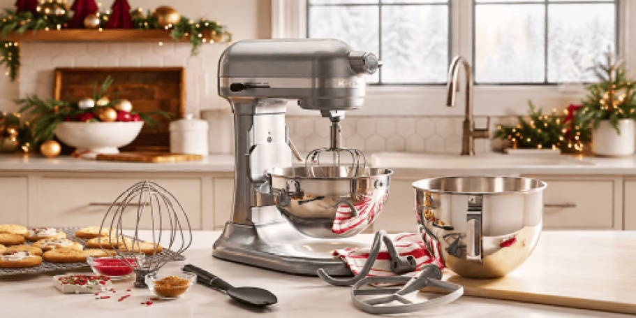 KitchenAid Bowl-Lift Stand Mixer w/ Accessories from $274.98 Shipped (Over $600 Value)