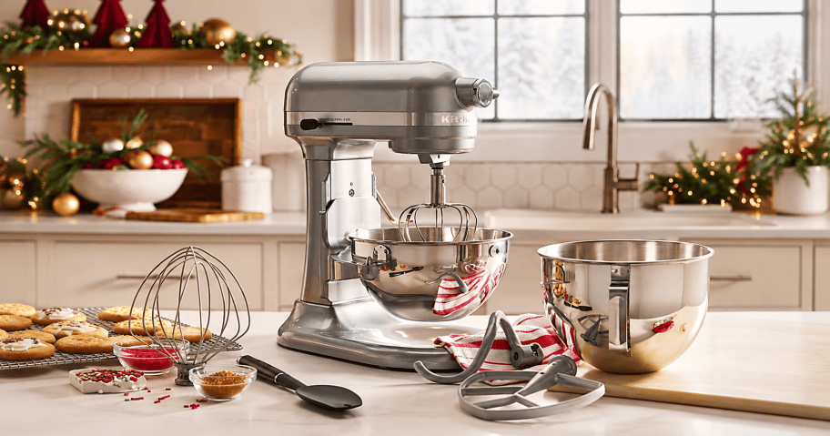 KitchenAid Bowl-Lift Stand Mixer with Accessories