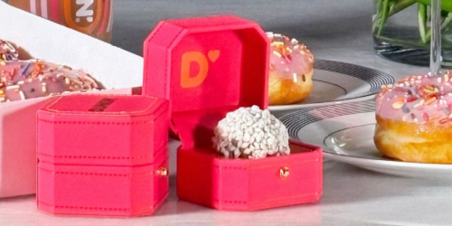 FREE “I Dough” Dunkin’ Donuts Ring Box w/ MUNCHKINS Purchase on 3/20