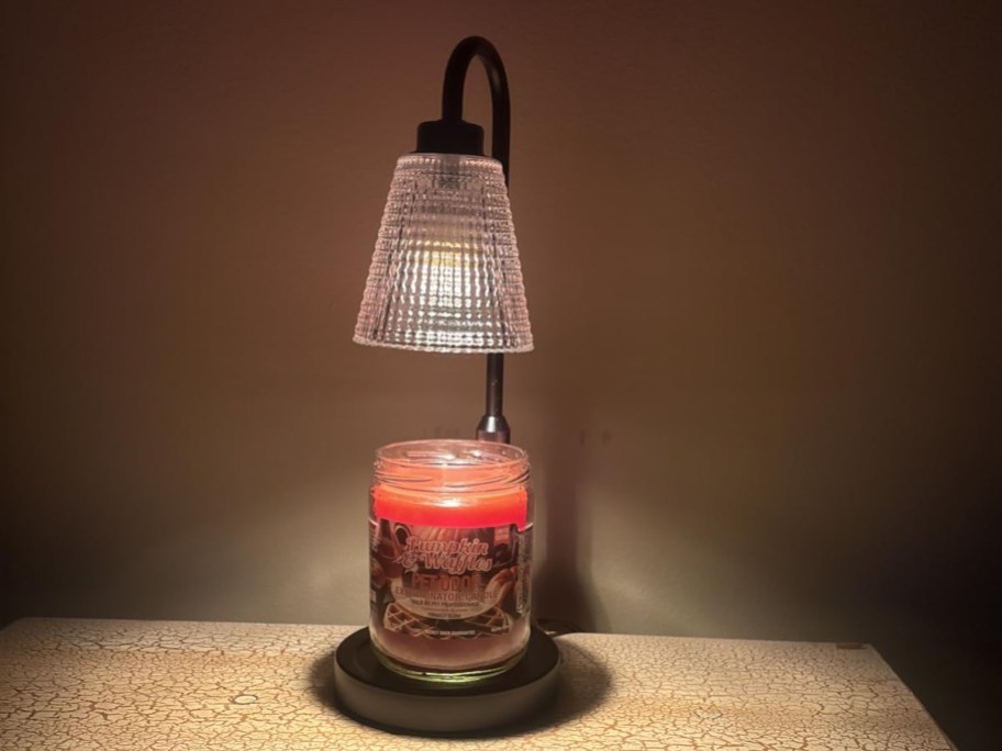 candle lamp warming red candle