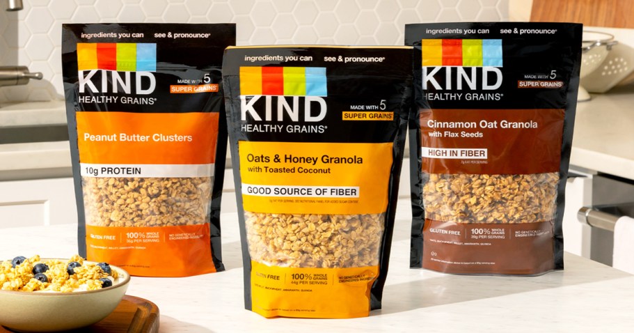 KIND Granola 3-Pack Just $8 Shipped on Amazon (Reg. $18)
