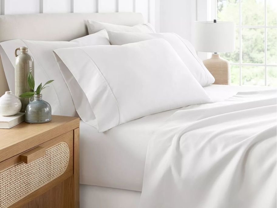Home Collection Premium Ultrasoft Sheet Set (White)