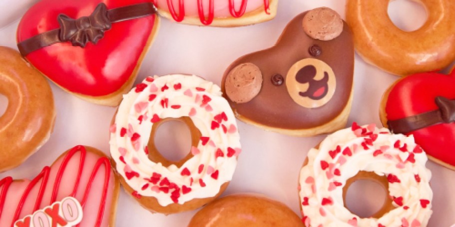 Free Krispy Kreme Valentine’s Day Doughnut w/ Any Purchase