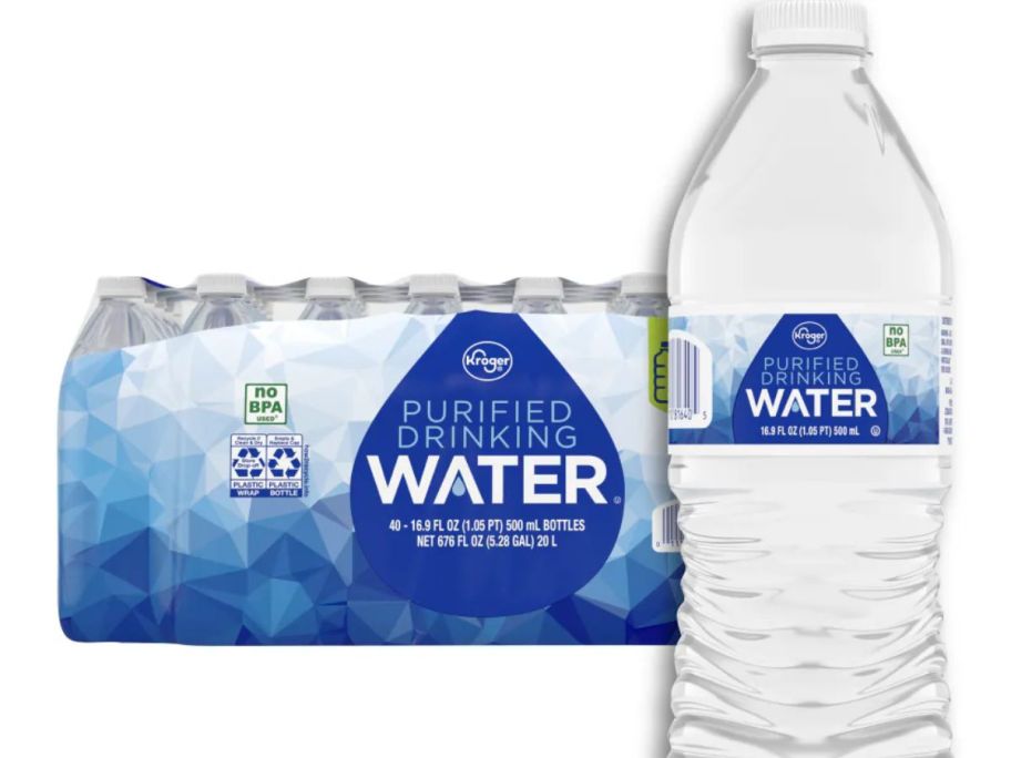 stock image of Kroger purified water