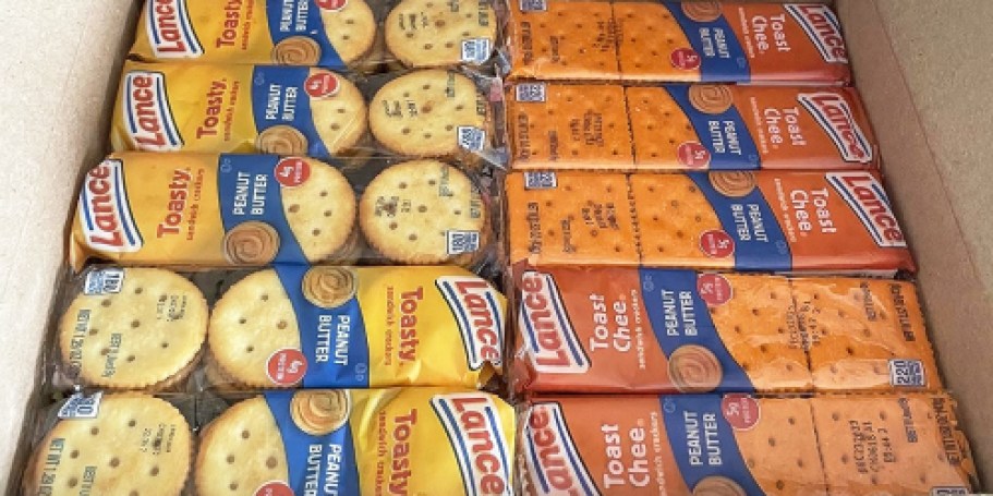 Lance Sandwich Crackers 100-Count Just $21 Shipped on Amazon (Only 21¢ Each)