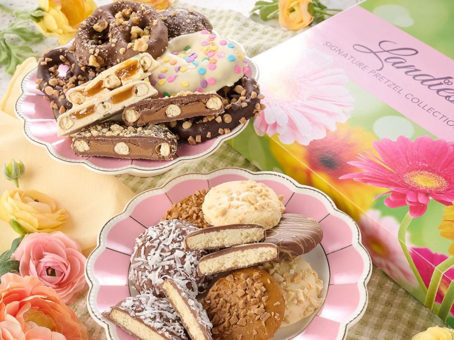 Landies Candies Chocolate Cookies or Pretzels 16-Piece Gift Box