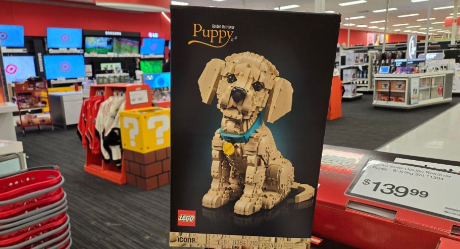 New LEGO Icons Golden Retriever Puppy Available on Target.com (+ More)