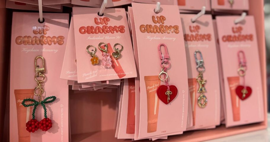 A display of Lip Charms at Target