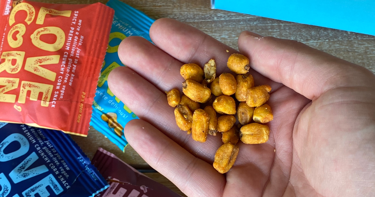 Love Corn Variety 20-Pack Only $14.99 Shipped on Amazon (75¢ Per Bag)