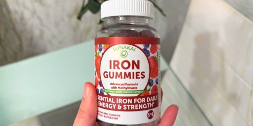 Lunakai Iron Gummies 60-Count Only $12.97 Shipped on Amazon (Reg. $32)