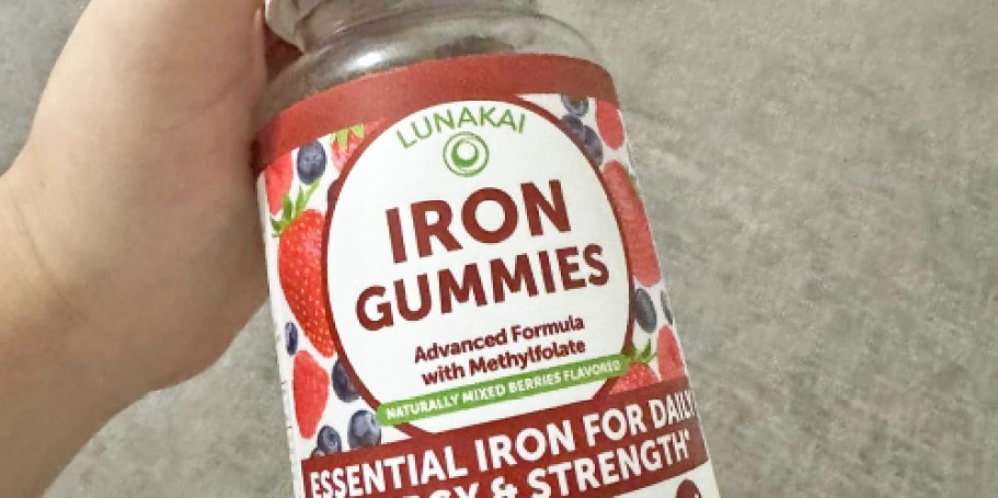 Lunakai Iron Gummies 60-Count Bottle Just $12.97 Shipped on Amazon (Reg. $32)